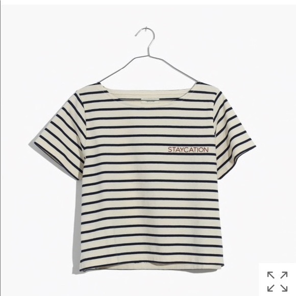 Madewell Embroidered Setlist Staycation Boxy Tee - Picture 4 of 8